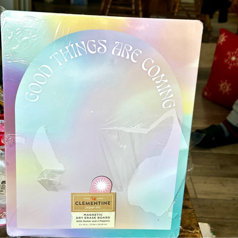 Clementine Magnetic Dry Erase Board Good Things Are Coming New